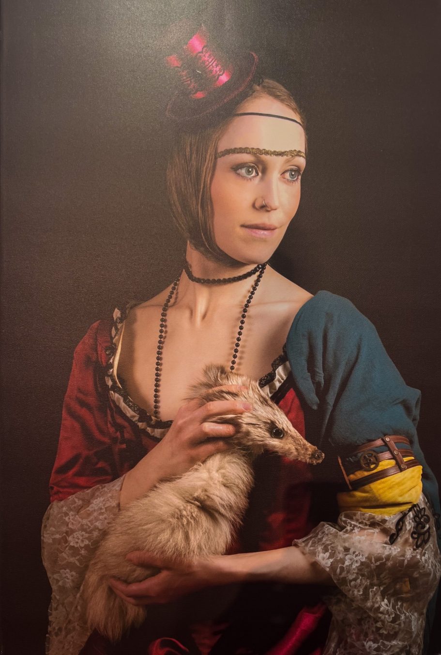 De Vinci "La dame à l'hermine" Version Steampunk