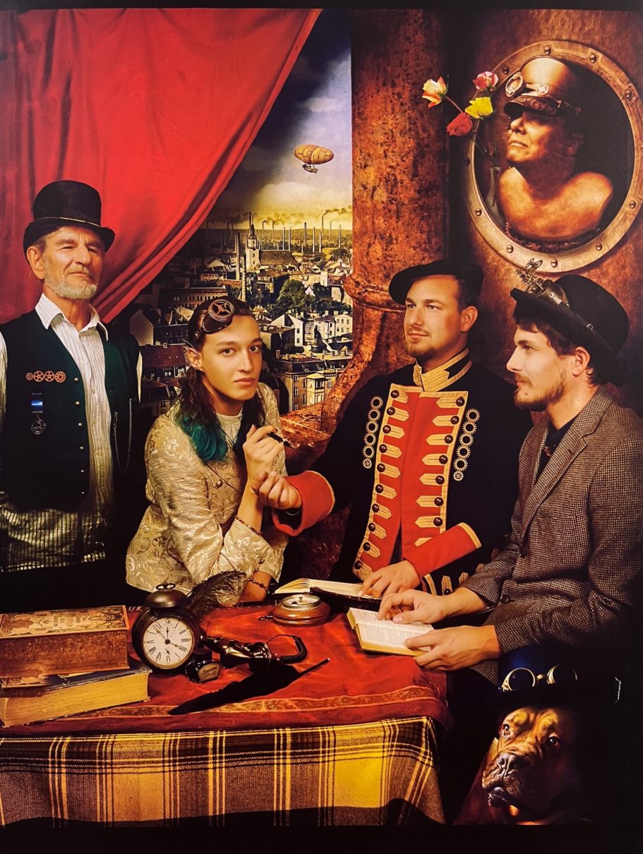 Rubens. "Les quatre philosophes" Version Steampunk